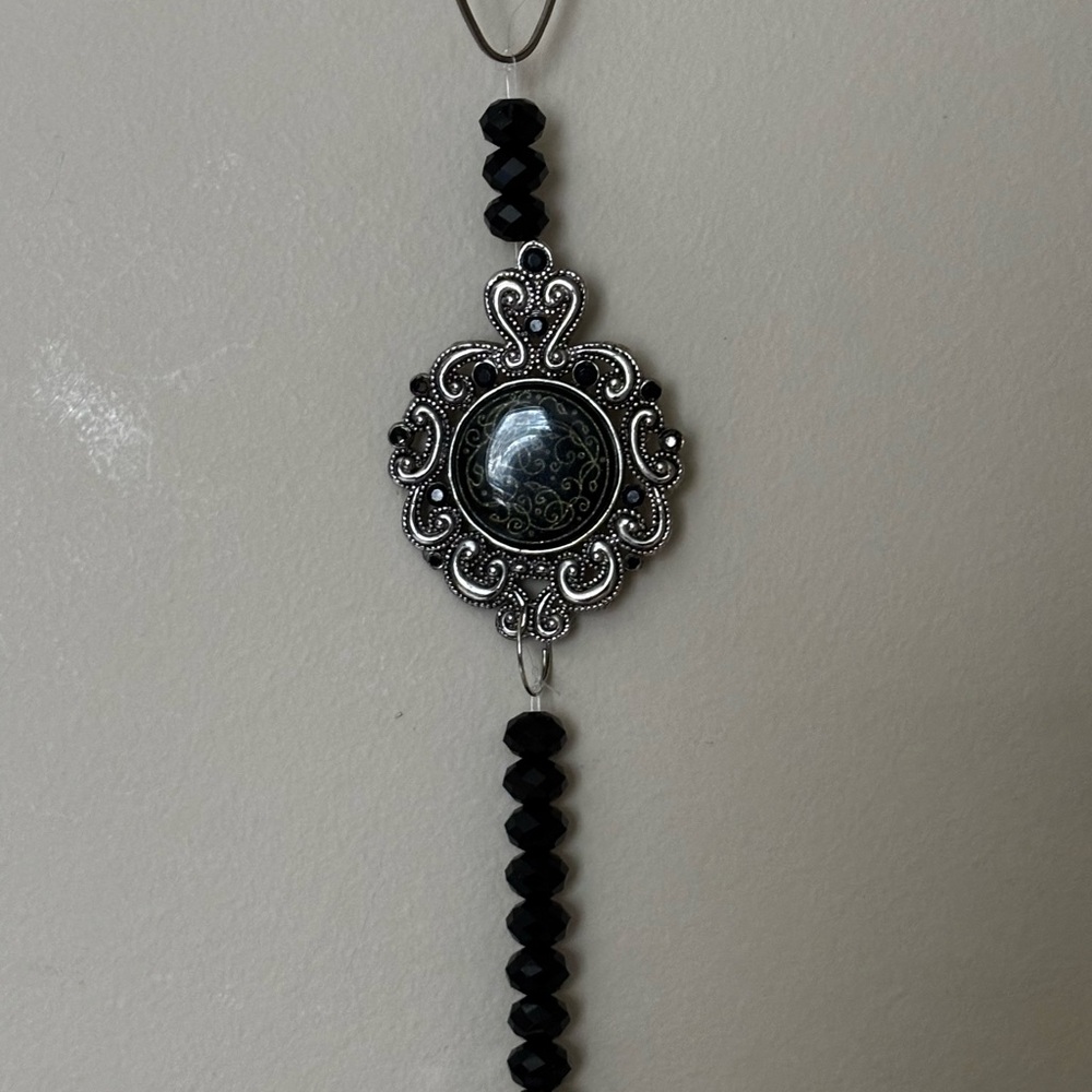 Gothic Spider Web Suncatcher Handmade - Picture 5 of 13